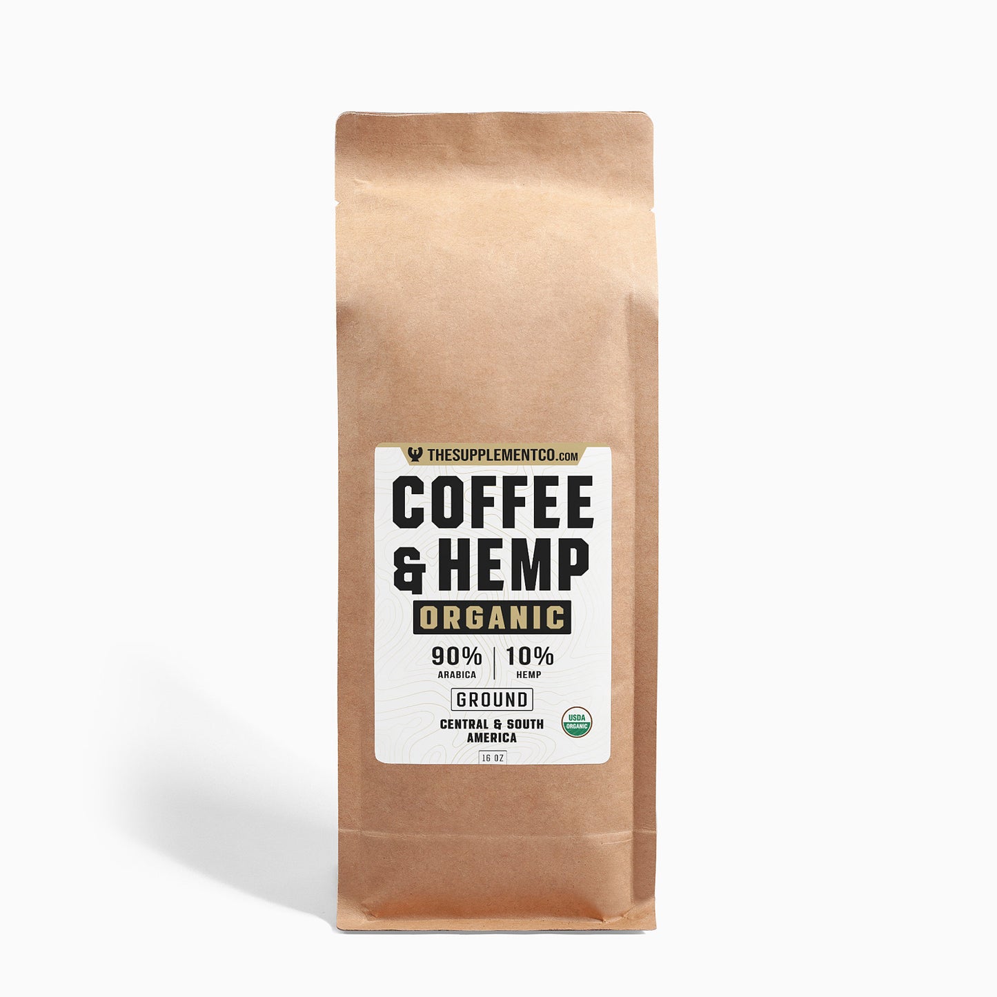 
                  
                    Organic Hemp Coffee Blend - Medium Roast 16oz
                  
                