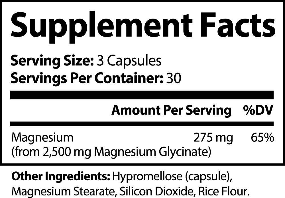 
                  
                    Magnesium Glycinate Complex
                  
                