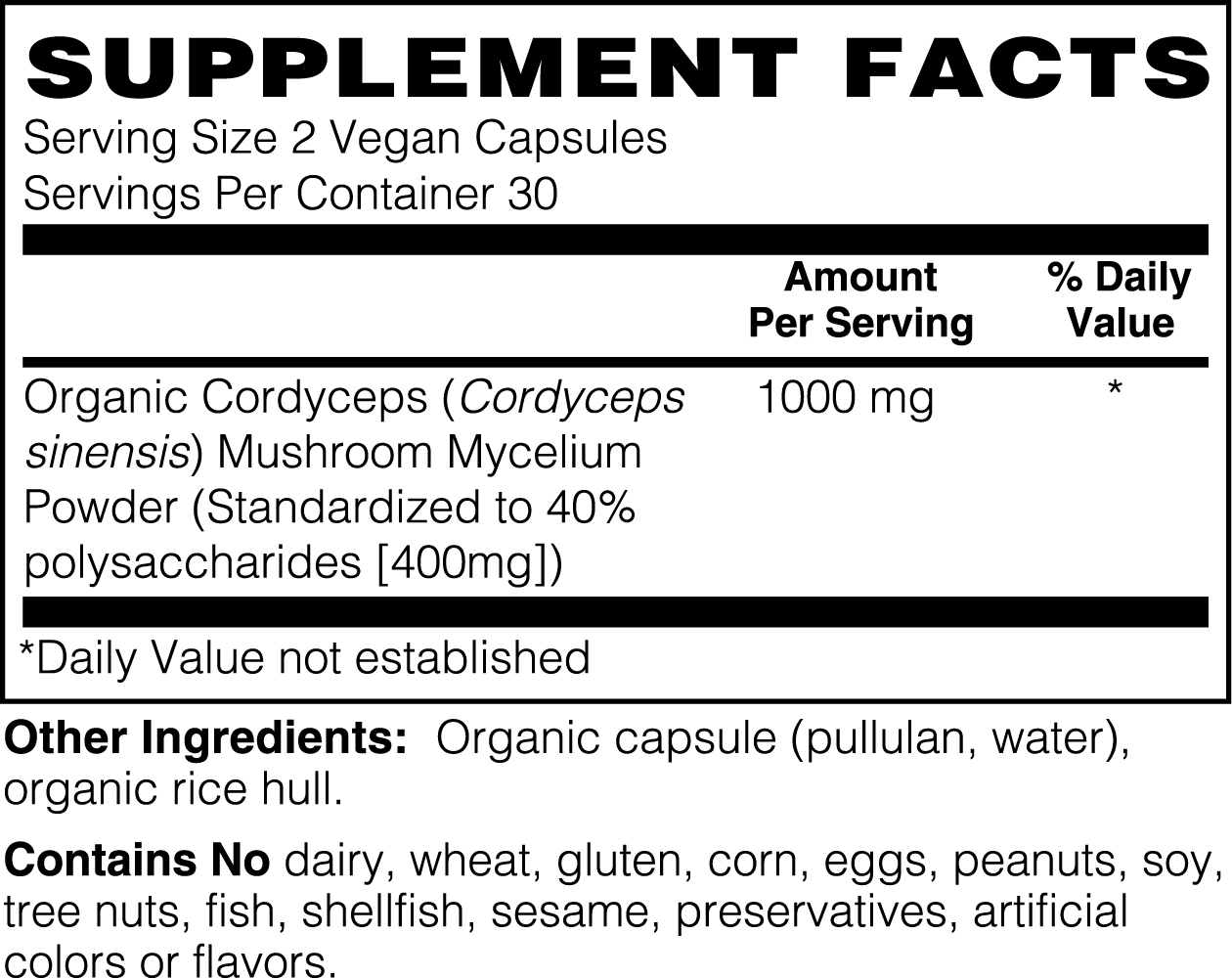 
                  
                    Cordyceps Mushroom
                  
                