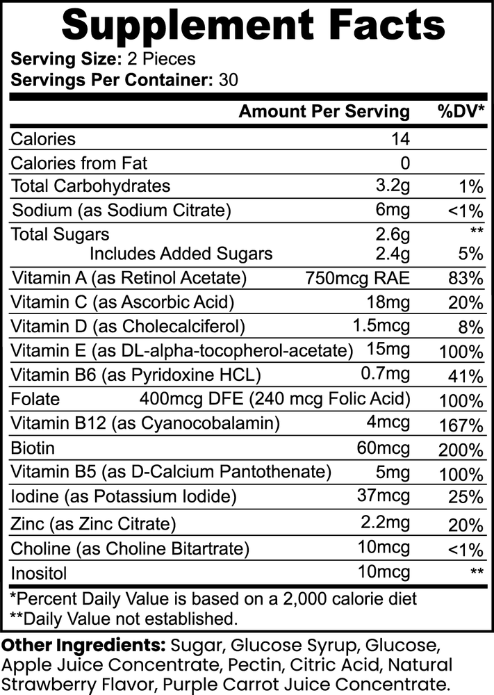 
                  
                    Multivitamin Bear Gummies (Adult)
                  
                